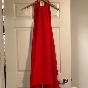 Metal ring neck dress